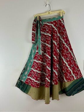 Reversible Maxi Wrap Skirt